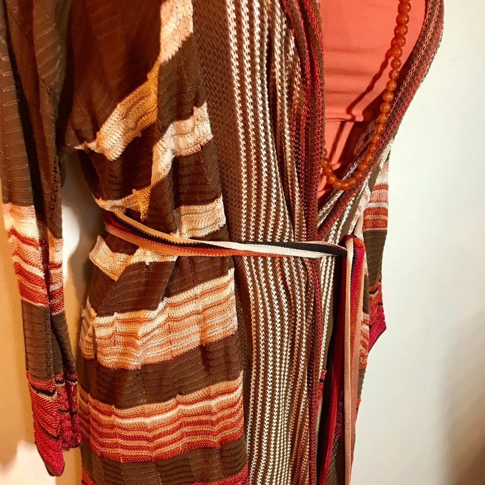 Long Loose knit sweater cardigan - Picture 2 of 2